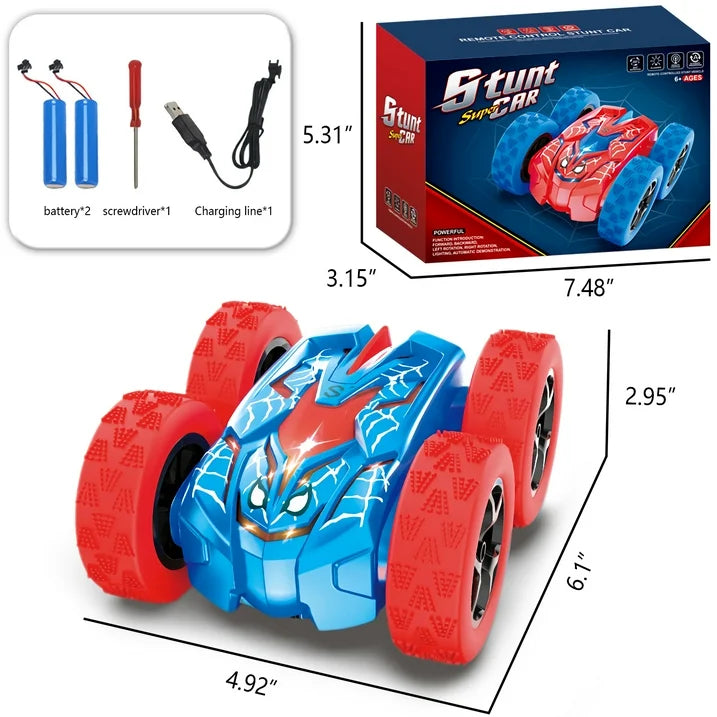 HNH Spider RC Stunt Cars for Kids, 360°Rotating 4WD Remote Control Car, Spider Toys for 3-10 Year Old Boy Girl Birthday Gift