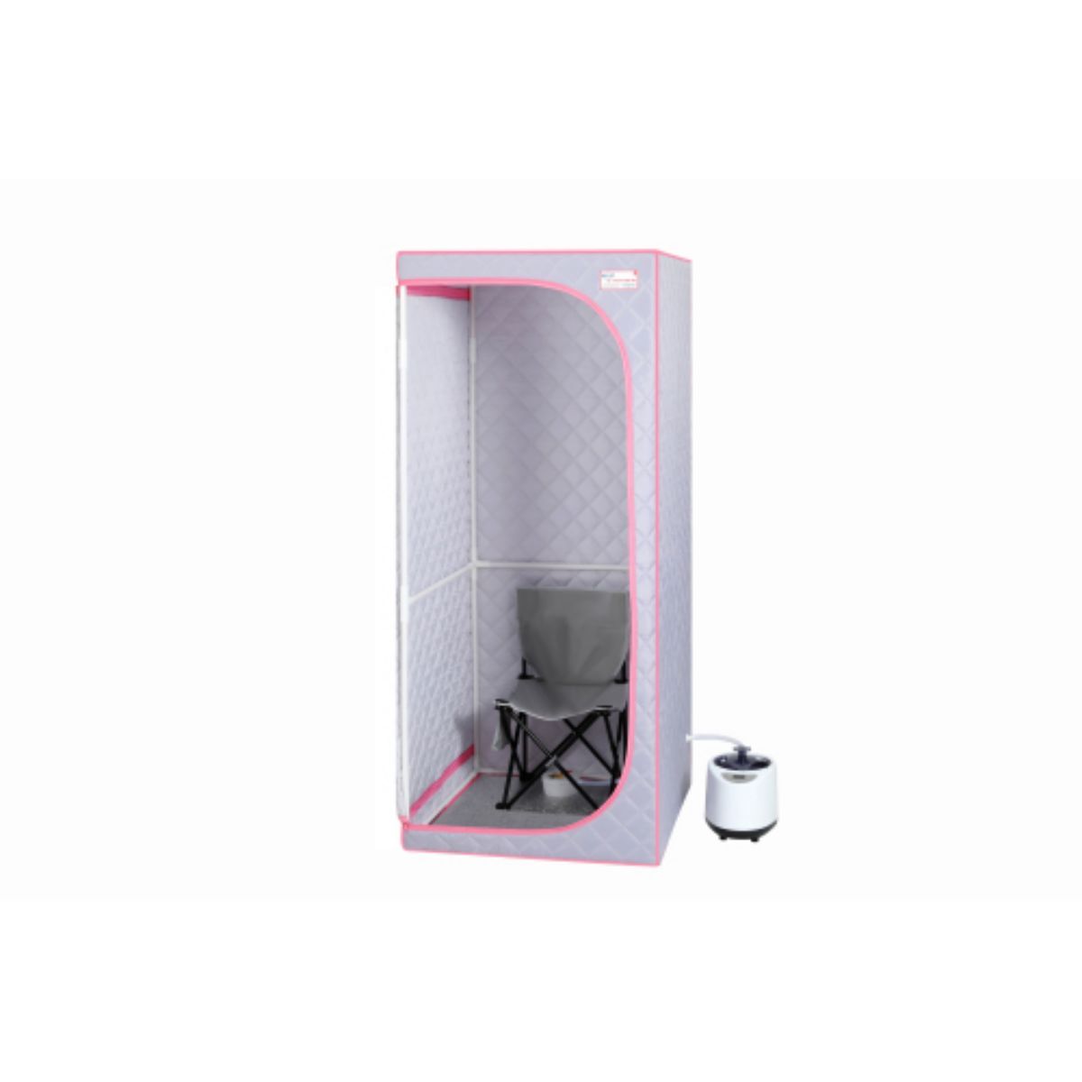 Cheelom Sauna Box，Portable Full Body Steam Sauna Tent Box Walk Sauna grey