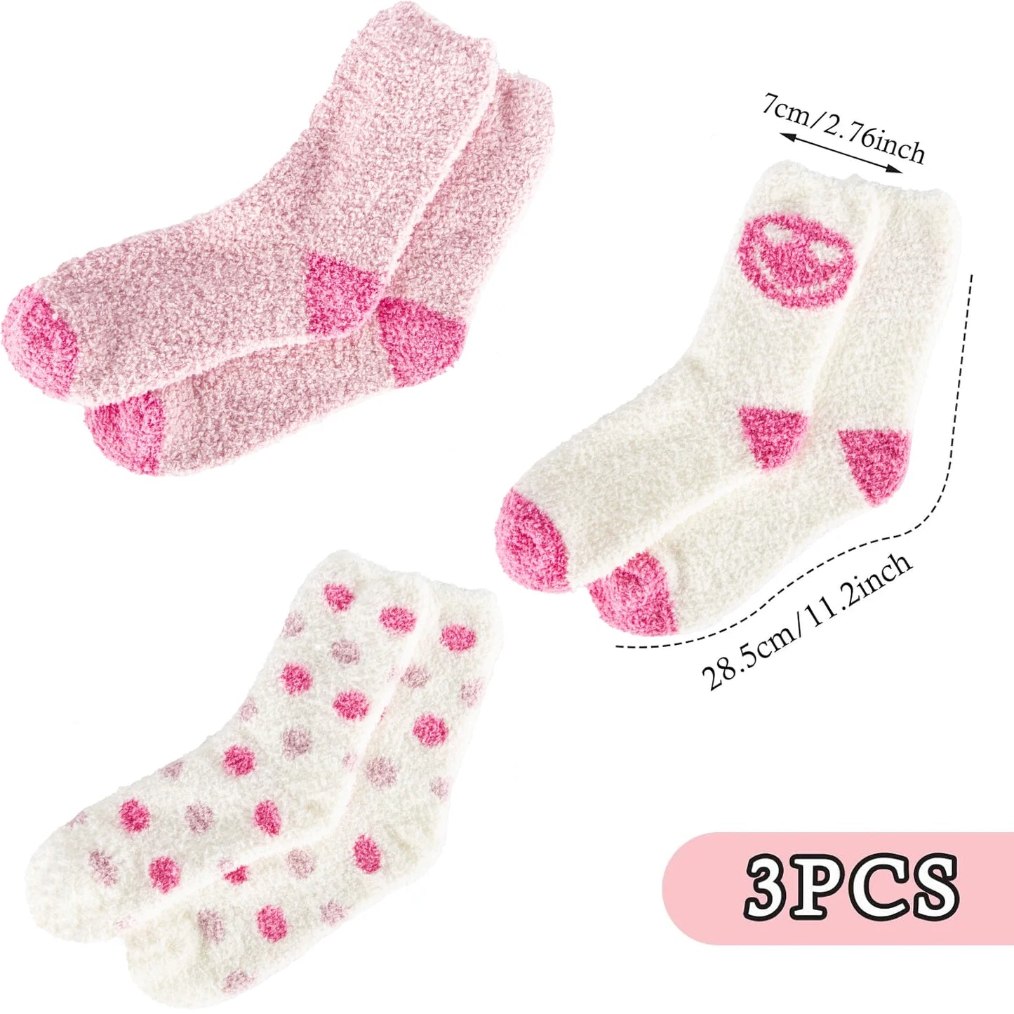 YOMYM Women Fuzzy Socks Fluffy Winter Cabin Slipper Warm Comfy Socks for Girl