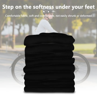 YOMYM Women Cotton Crew Socks, Soft Cotton Bootie Socks Women Above Ankle Crew Socks 8 Pairs, Black