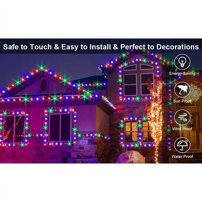 Cheelom Rope Party Decoration Lights Christmas Icicle Lights Outdoor Indoor 328 ft 1000 Led 8 Modes Timer Memory Function IP 67 Waterproof Clearance Sales