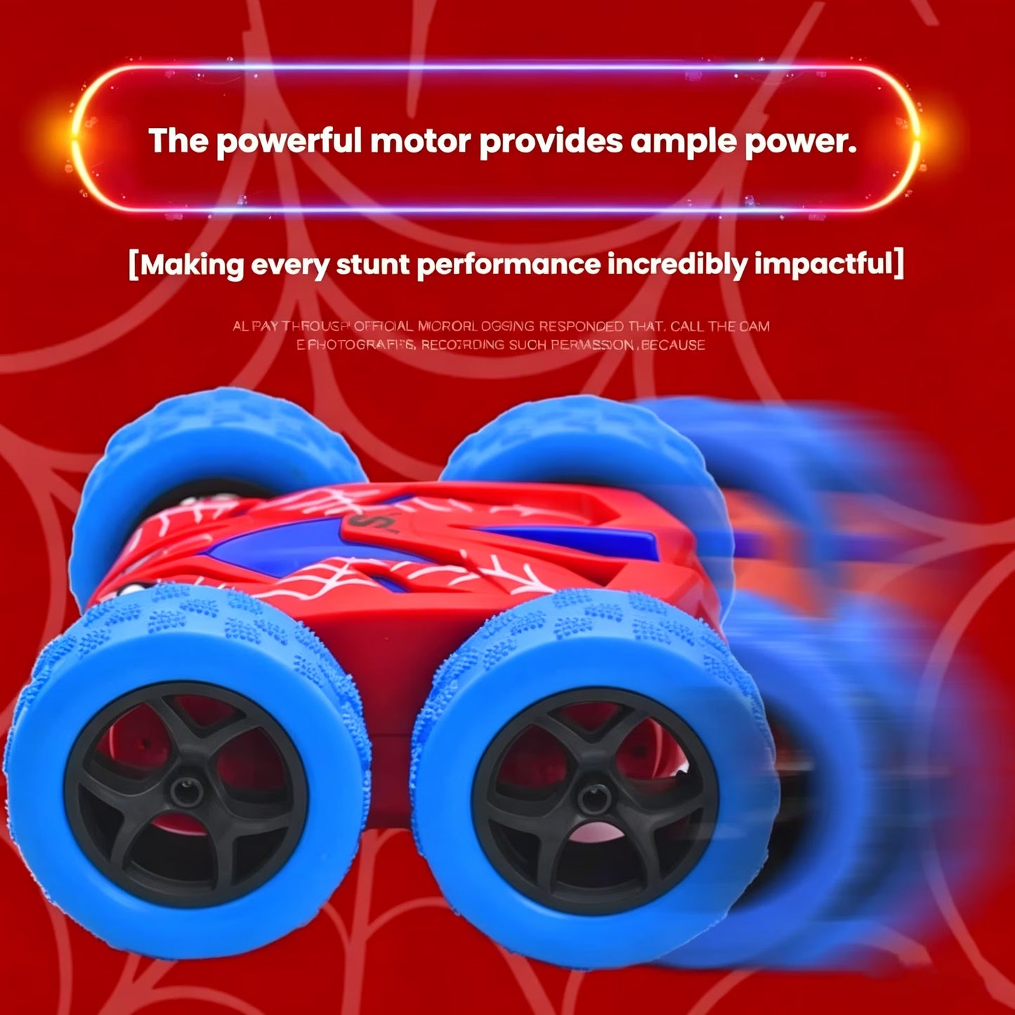 HNH Spider Remote Control Car, Double Sided Mini RC Stunt Car, 360°Rotating Off-Road RC Cars for Boys Age 4-7 8-12 Birthday Xmas Gift