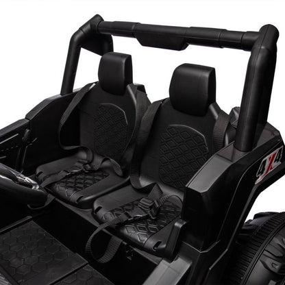 WUBEN 24V 2 Seater Ride on Car for Kids with Remote Control, Battery Powered Ride On UTV Buggy Quad, Ride on Truck for Child with Spring Suspension