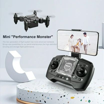 HNH Mini Drone with 4K HD Camera for Kids and Adults, FPV Foldable RC Quadcopter with 3D Flip,Trajectory Flight,2.5 in Width