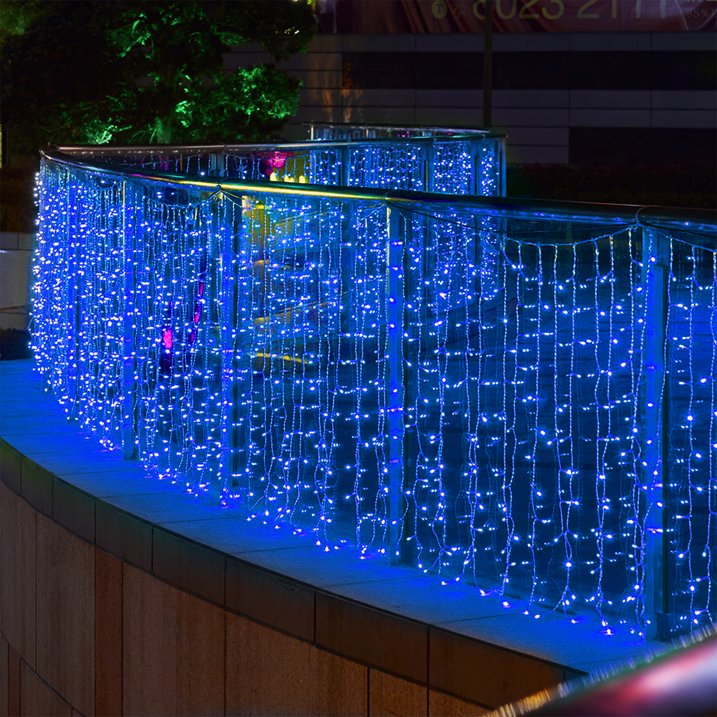 Cheelom Rope Party Decoration Lights Christmas Icicle Lights Outdoor Indoor 328 ft 1000 Led 8 Modes Timer Memory Function IP 67 Waterproof