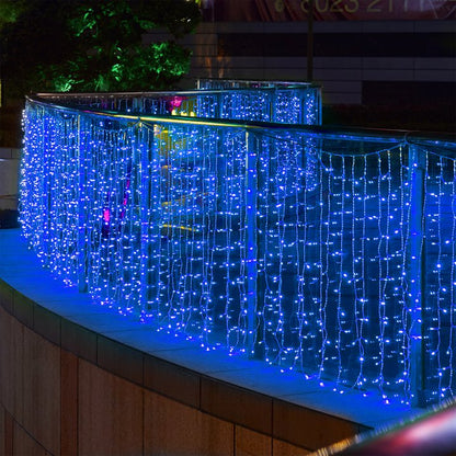 Cheelom Rope Party Decoration Lights Christmas Icicle Lights Outdoor Indoor 328 ft 1000 Led 8 Modes Timer Memory Function IP 67 Waterproof