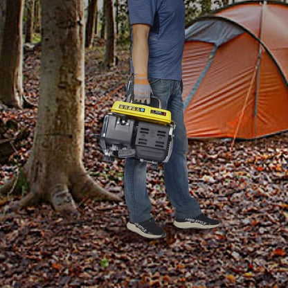 ELTPOWER Portable Generator Outdoor generator Low Noise Gas Powered Generator Generators for Home Use Yellow