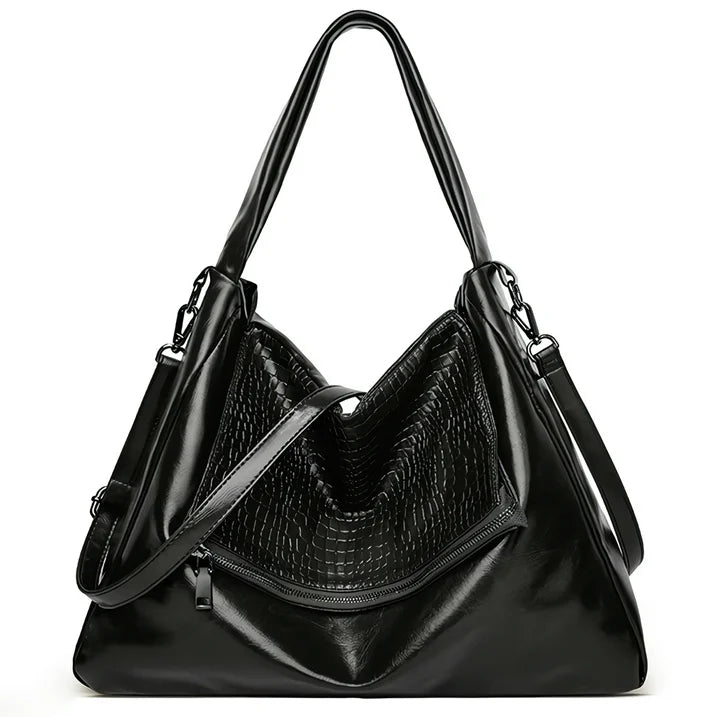 HONGLONG Fashion Ladies Handbags Vintage Tote Bag Pu Leather Large Capacity Shoulder Bag For Women