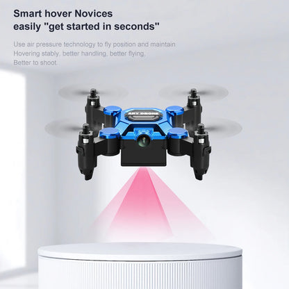 HNH RC Foldable Drone with 4K HD Camera for Kids and Adults, Beginners Portable Pocket Quadcopterwith 3D Flip,2.5 in Width