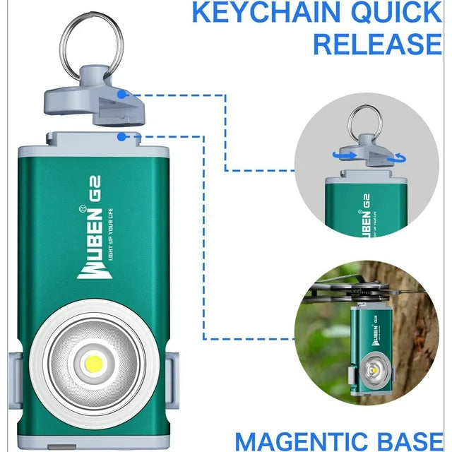 Flashlight for Keychain Mini Keychain Light Handheld Flashlights