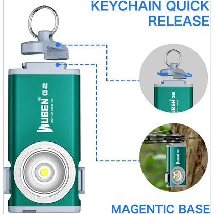 Flashlight for Keychain Mini Keychain Light Handheld Flashlights