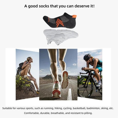 YOMYM Womens Athletic Running Cotton Socks, Thick Cushioned Anti-blister Wicking Ankle Socks 6 Pairs