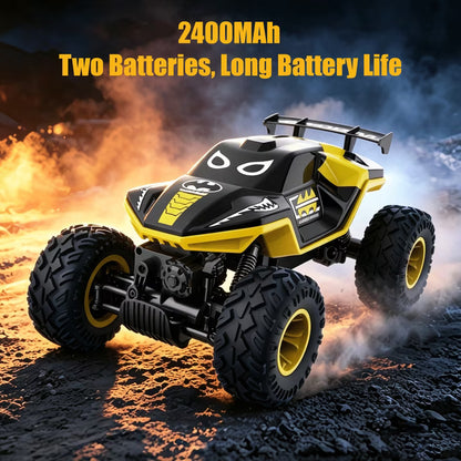 HNH 1:16 Big Monster Trucks Remote Control Car, 4WD RC Car for Kids, High-speed RC Vehicle with Two Battery