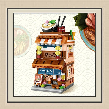 ZOGYMOZ 412 Pcs Building Toy Kit,Mini Building Blocks Japanese City View for Adult, Great Gifts for Girls and Kids Age 3-16+
