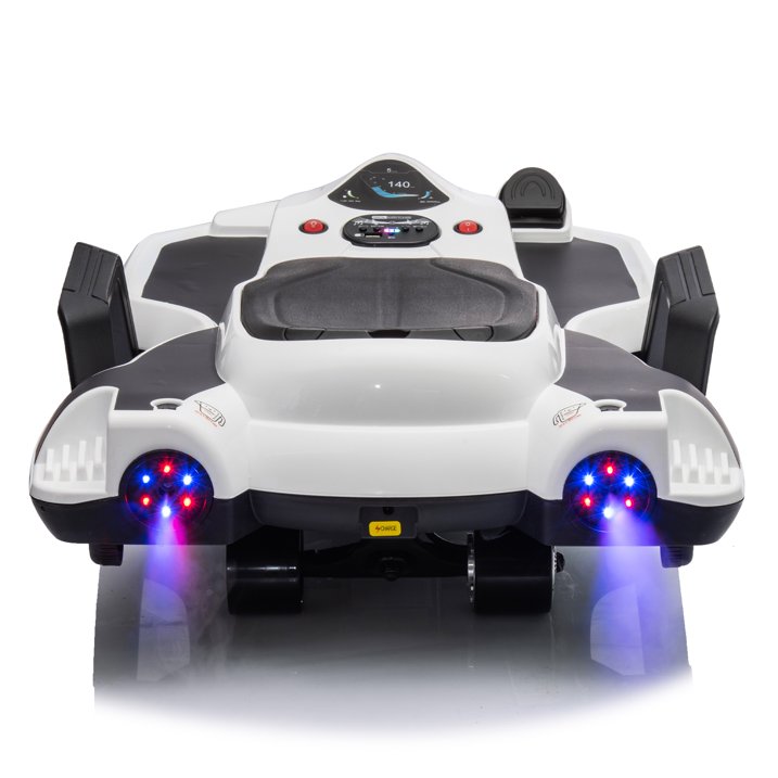 HNH 24V Ride on Toy for Big Kids, Ride on Drift Car with Helmet, Knee Pads,Elbow Pads,Tail light, Spray，6.9 Mph