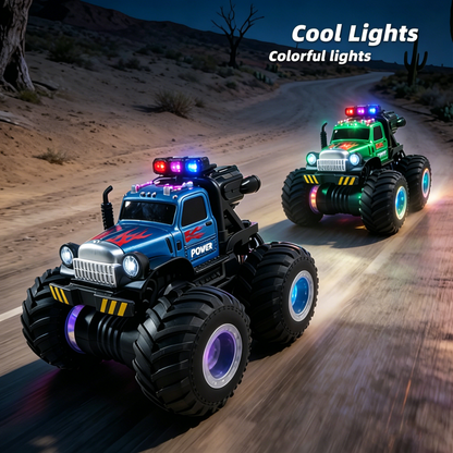 HNH 1:18 RC Car Monster Trucks for Boys, Off Road Remote Control Car, RC Crawler Gift for Kids 6-12 Years-Blue